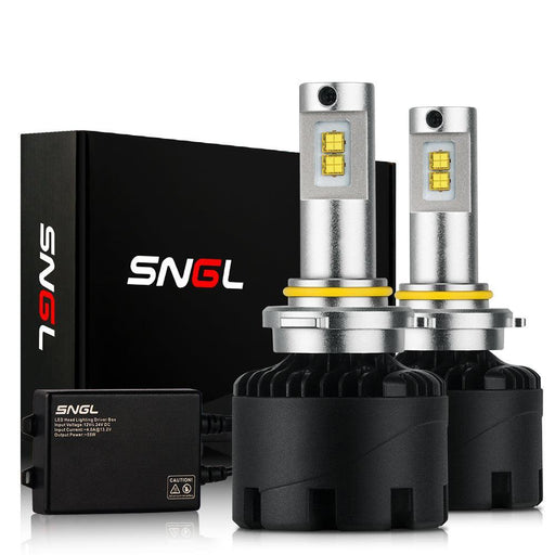 SNGL HB3 9005 LED Headlight Bulbs High and Low Beam 6000K White Super Bright - SNGLlighting 
