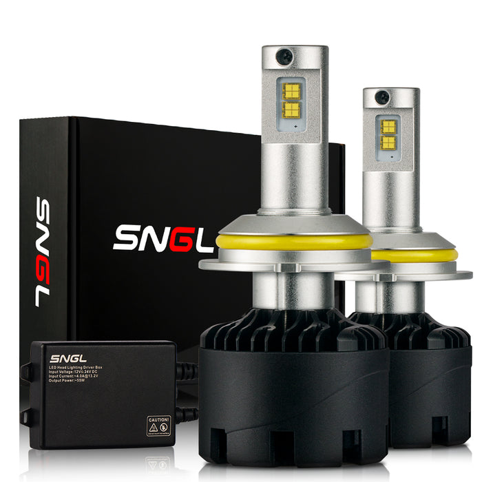 SNGL HB4 9006 LED Headlight Bulbs Low Beam, 150W 34000LM Per Set