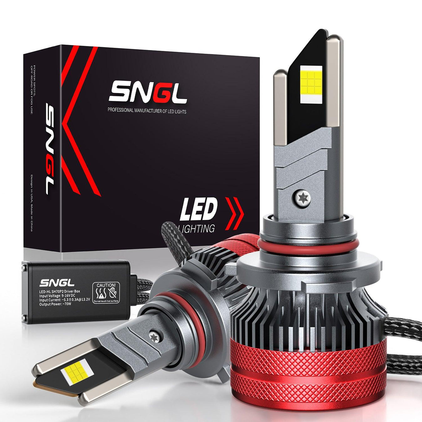 Fits: 9012/HIR2 LED Headlight Bulbs
