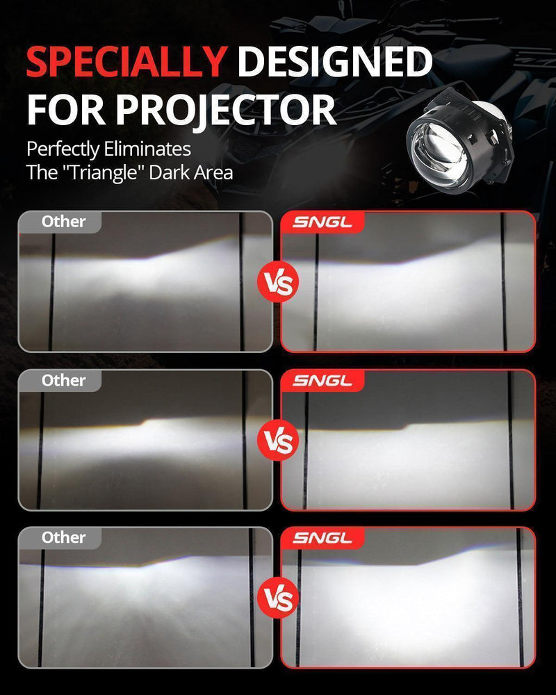 SNGL HB4 9006 headlight designed for projector