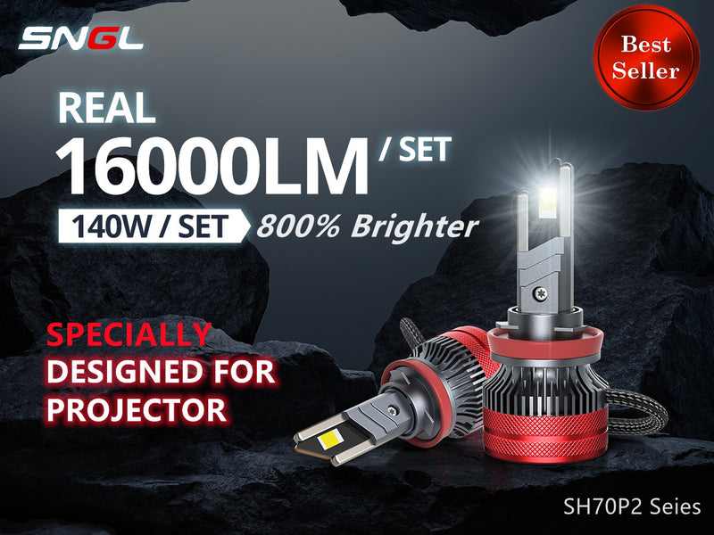 SNGL led projector headlamps for best sell 