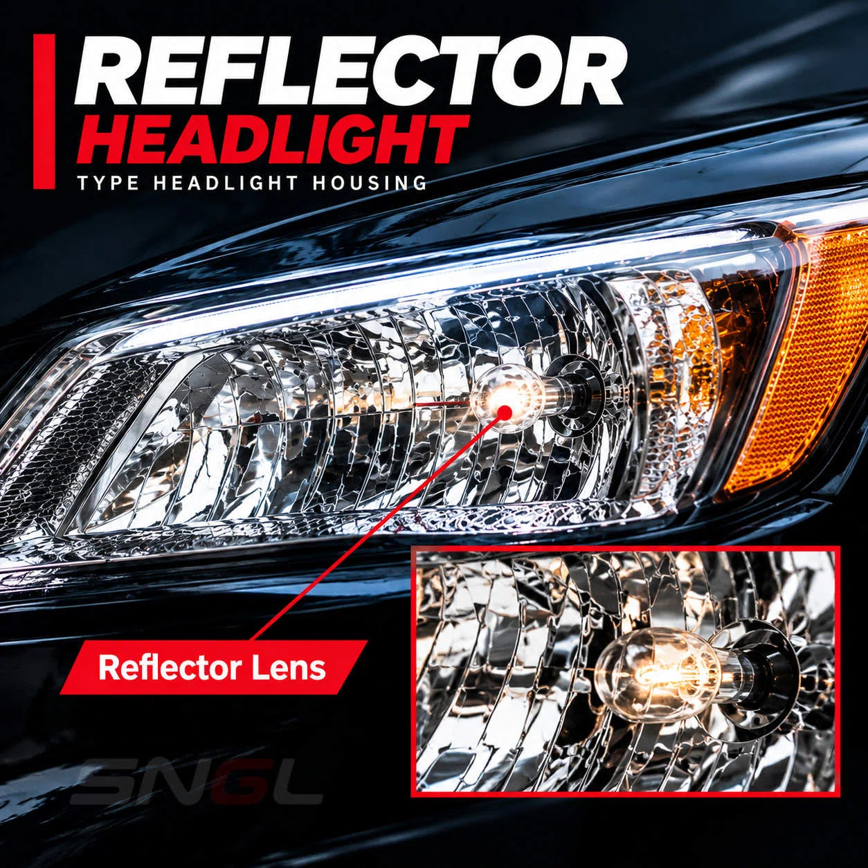 best led headlight bulb for reflector replacement upgrade for car truck 