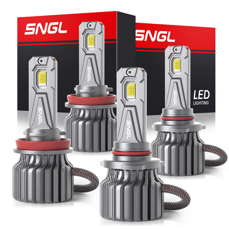 SNGL 9005 h11 led headlight bulbs 4PCS