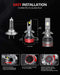 SNGL LED h7 light bulb for 2016 chevy malibu headlight bulb