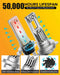 SNGL h7 LED bulb with 50000-hour lifespan
