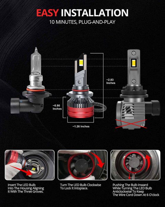 2021 chevy malibu headlight bulb size