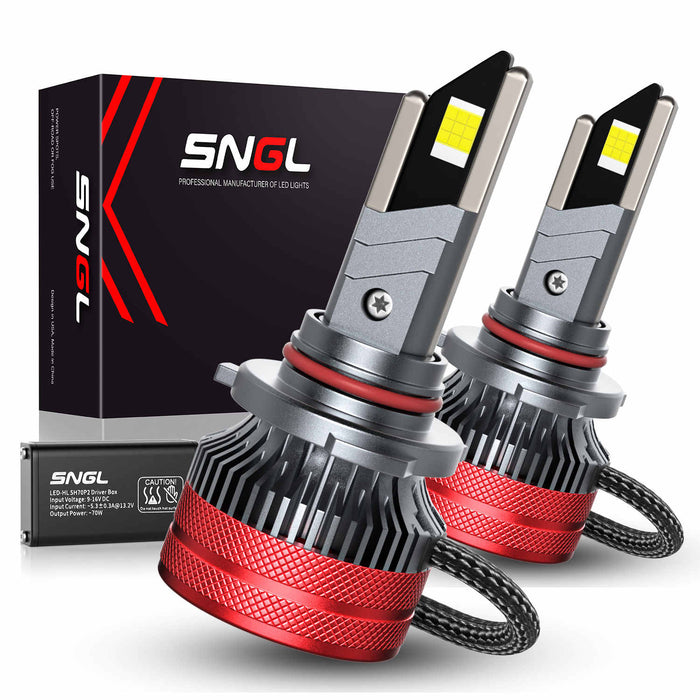 SNGL Brightest 9005 LED Bulbs For Projector Headlight 140W 6000K White - SNGL LIGHTING