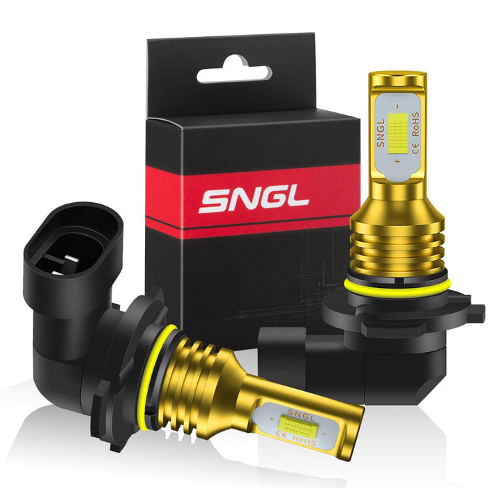 SNGL HB4 9006 LED Fog Light Bulbs 6000k Xenon White Extremely Bright D —  SNGLlighting