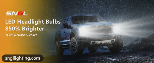 Video for the brights SNGL LED headlight bulbs