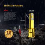 SNGL H1 Yellow LED Fog Light Bulb 3000k Extremely Bright High Power DRL or Fog Light Lamp Replacement 3600LM (Pack of 2) - SNGLlighting 