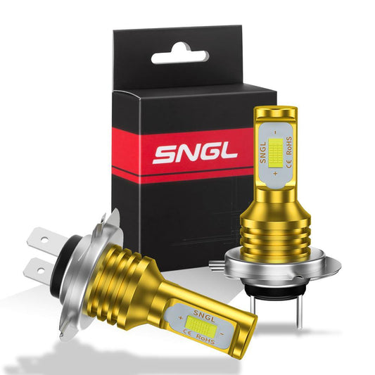 SNGL H7 LED Fog Light Bulb 6000k Xenon White H7LL LED Bulbs Plug-and-Play for DRL Lamp Replacement 3600LM 2pcs - SNGLlighting 