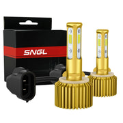 SNGL 881 LED Fog Light Bulb 6000k White, 6800LM 40W, 889, 862, 886, 889, 894, 896, 898 LED Bulb DRL Replacement Error Free (pack of 2) - SNGLlighting 