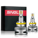 SNGL Projector-Specific Version H11 LED Headlight Bulb Low Beam Conversion Kit Max 15200LM 6000K Xenon White - SNGLlighting 